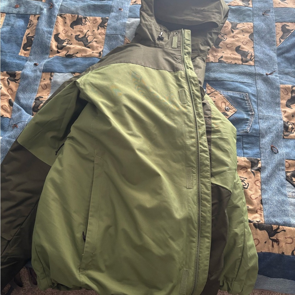Columbia green men’s 3-in-1 coat